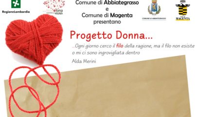 Progetto Donna manifesto rassegna contro violenza sulle donne a Magenta e Abbiategrasso