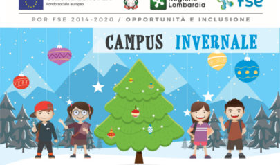 banner campus invernale presso Pifferaio Magico a Vittuone promosso da Lule Onlus