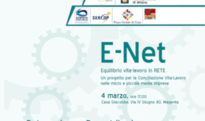 Convegno nel progetto E-net Equilibrio Vita Lavoro in rete. Lule onlus presenta il proprio percorso e strumenti nell'ambito della conciliazione vita-lavoro