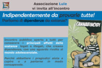 evento sulle dipendenze promosso a Motta Visconti da Lule Onlus all'interno del progetto finanziato da Fondazione Peppino Vismara