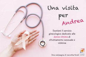 raccolta fondi Lule per servizio ginecologico gratuito donne vittime di violenza Magenta