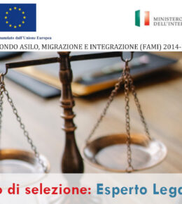 Avviso di selezione per Esperto legale nell’ambito del progetto LOVIT finanziato a valere sul Fondo Asilo, Migrazione e Integrazione 2014-2020 (FAMI)- Cooperativa Lule Lodi